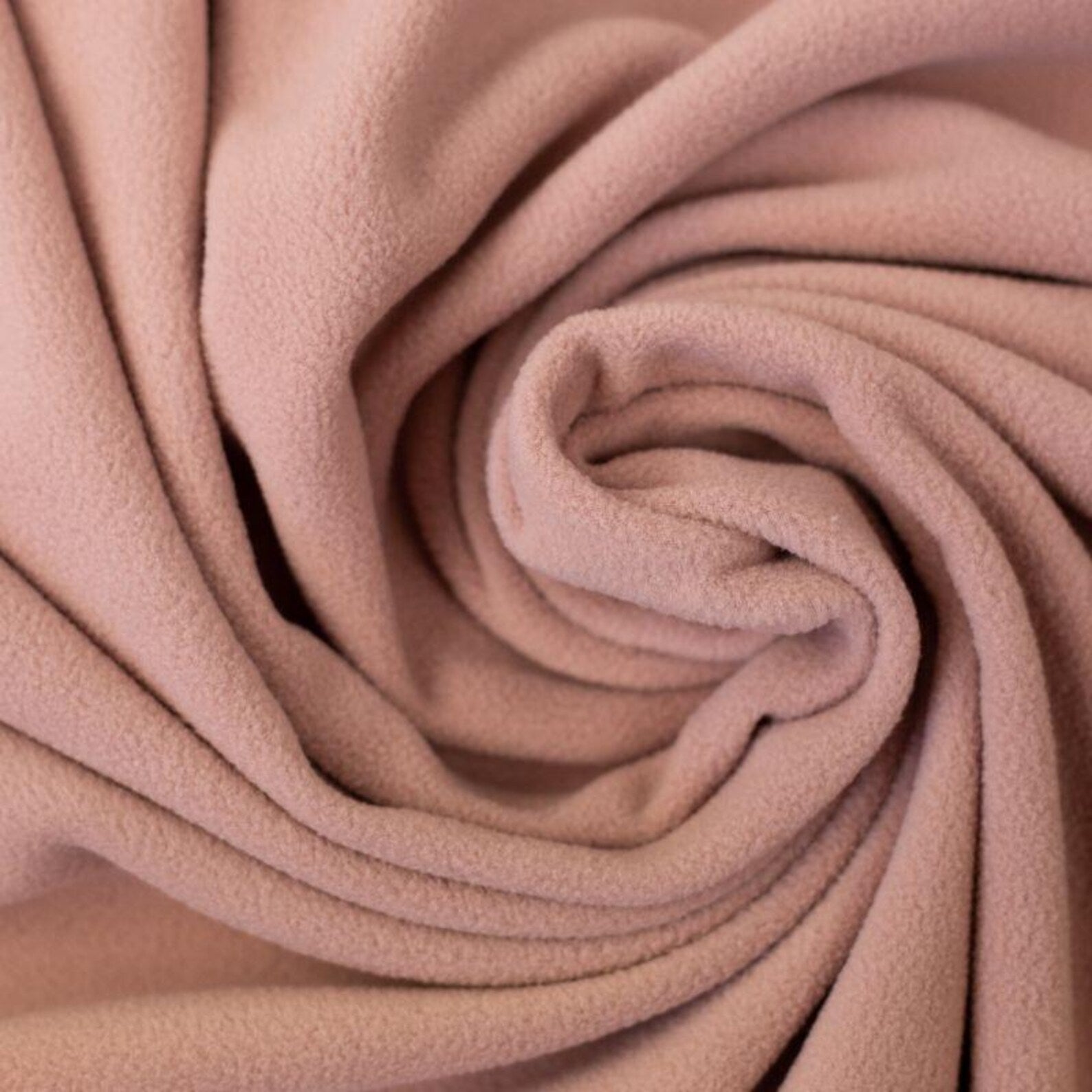 Fleece Fiona - Antipilling - Microfleece - Altrosa (Meterware ab 0.50m)