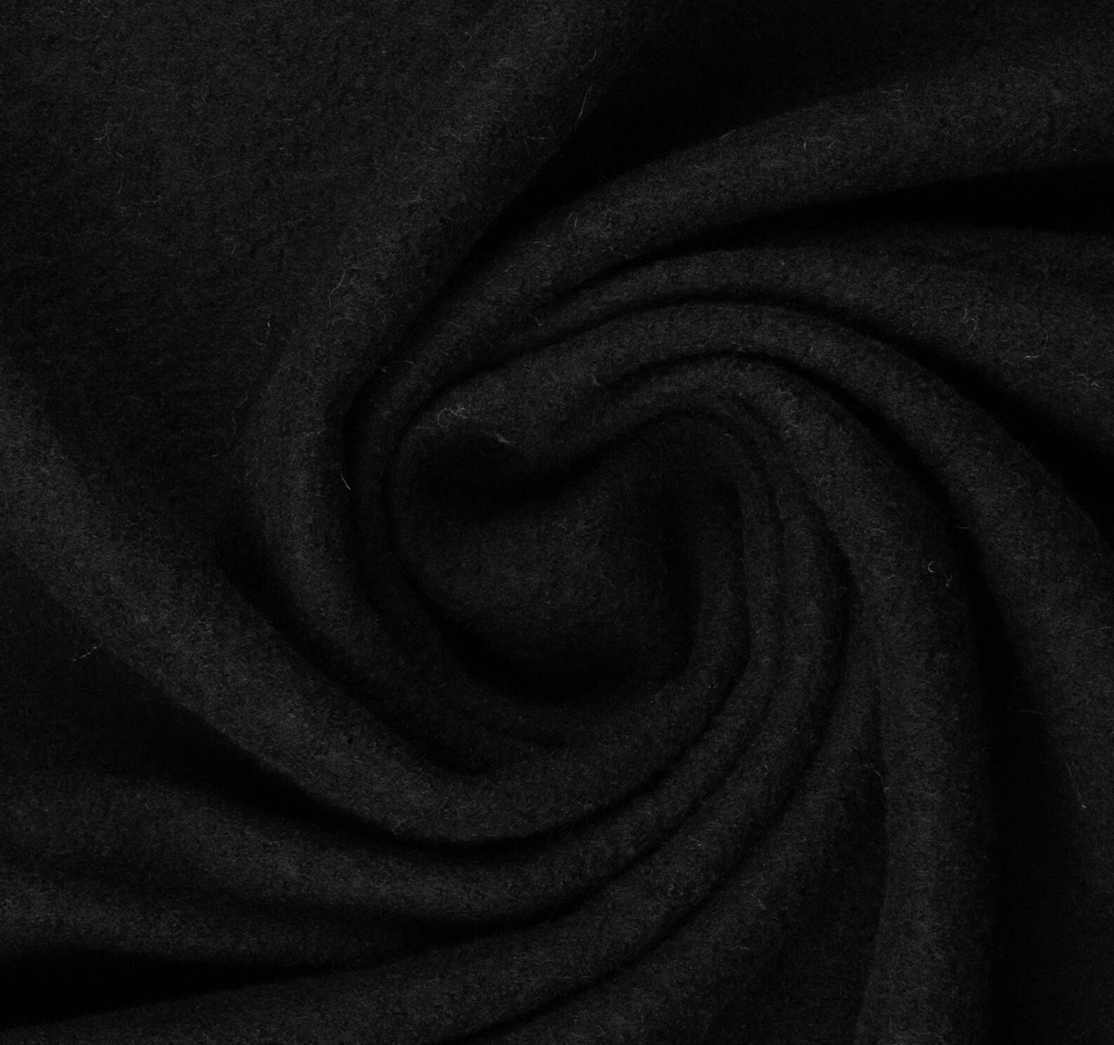 Merino Walk Wolle - Schwarz (Meterware ab 0.50m)