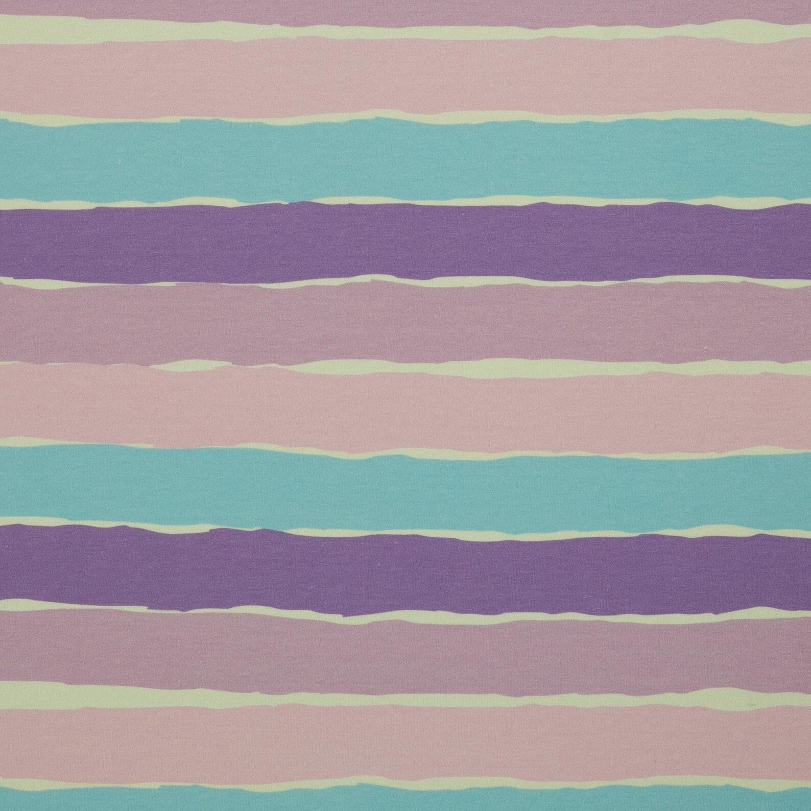 Jersey Stoff - Stripy by Mrs Mint - Streifen Purple (Meterware ab 0.50m)