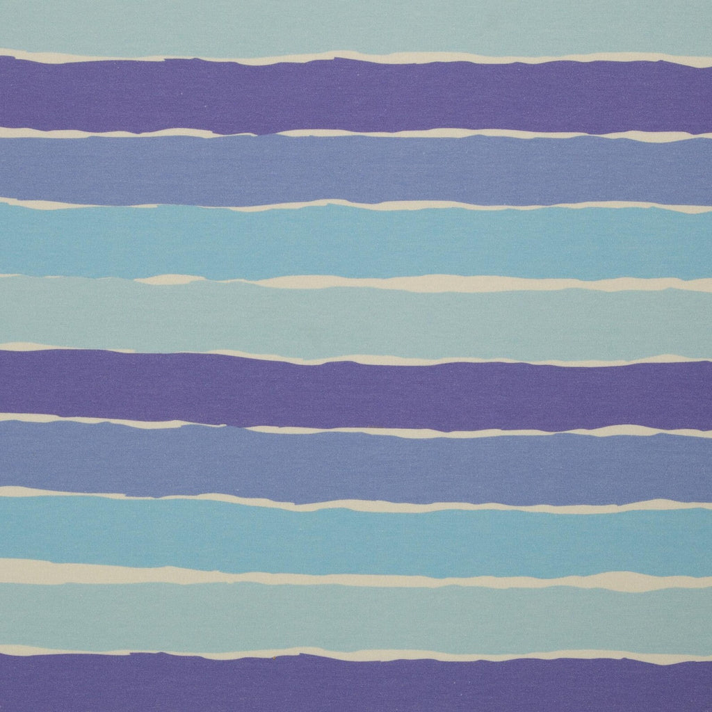 Jersey Stoff - Stripy by Mrs Mint - Streifen Blue (Meterware ab 0.50m)