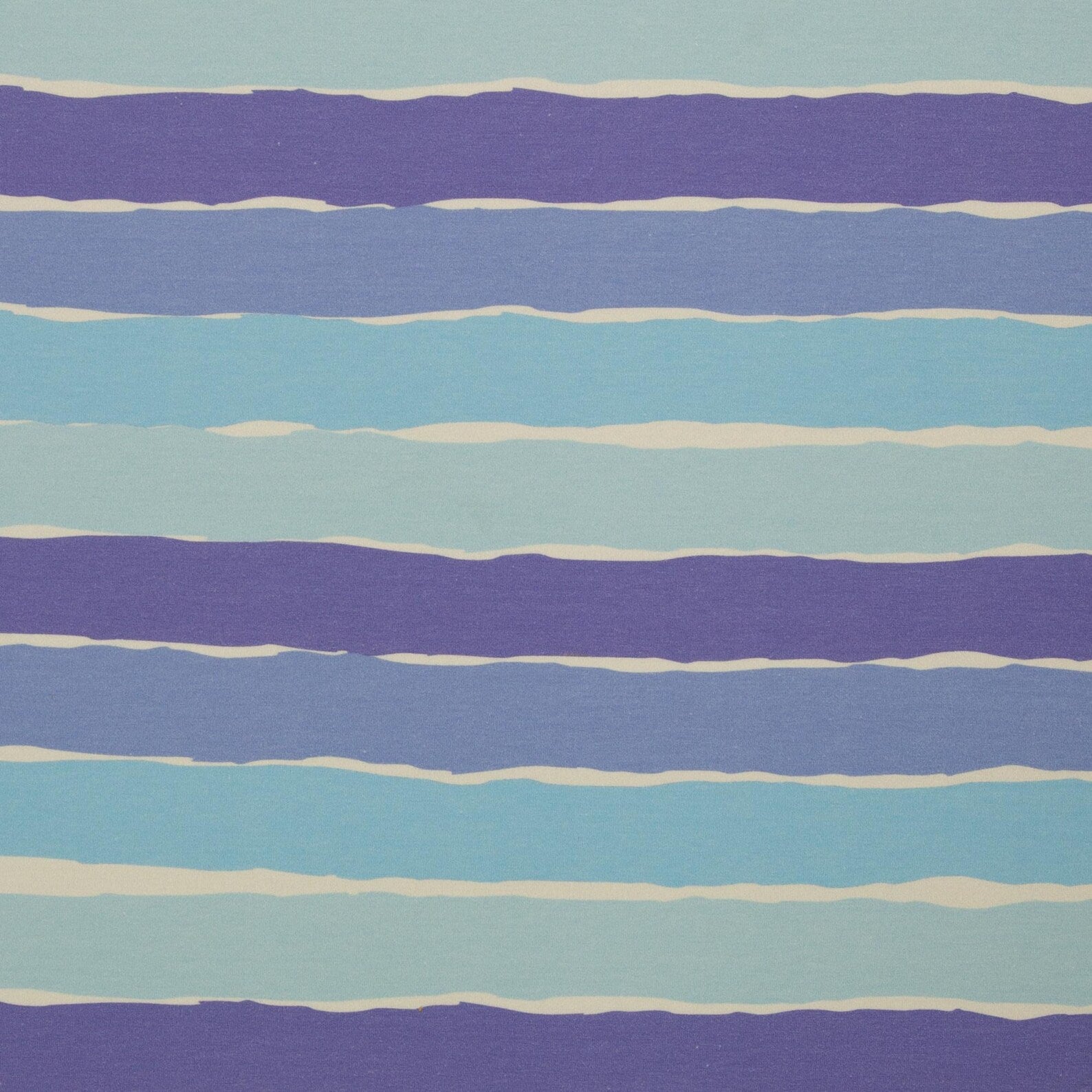 Jersey Stoff - Stripy by Mrs Mint - Streifen Blue (Meterware ab 0.50m)