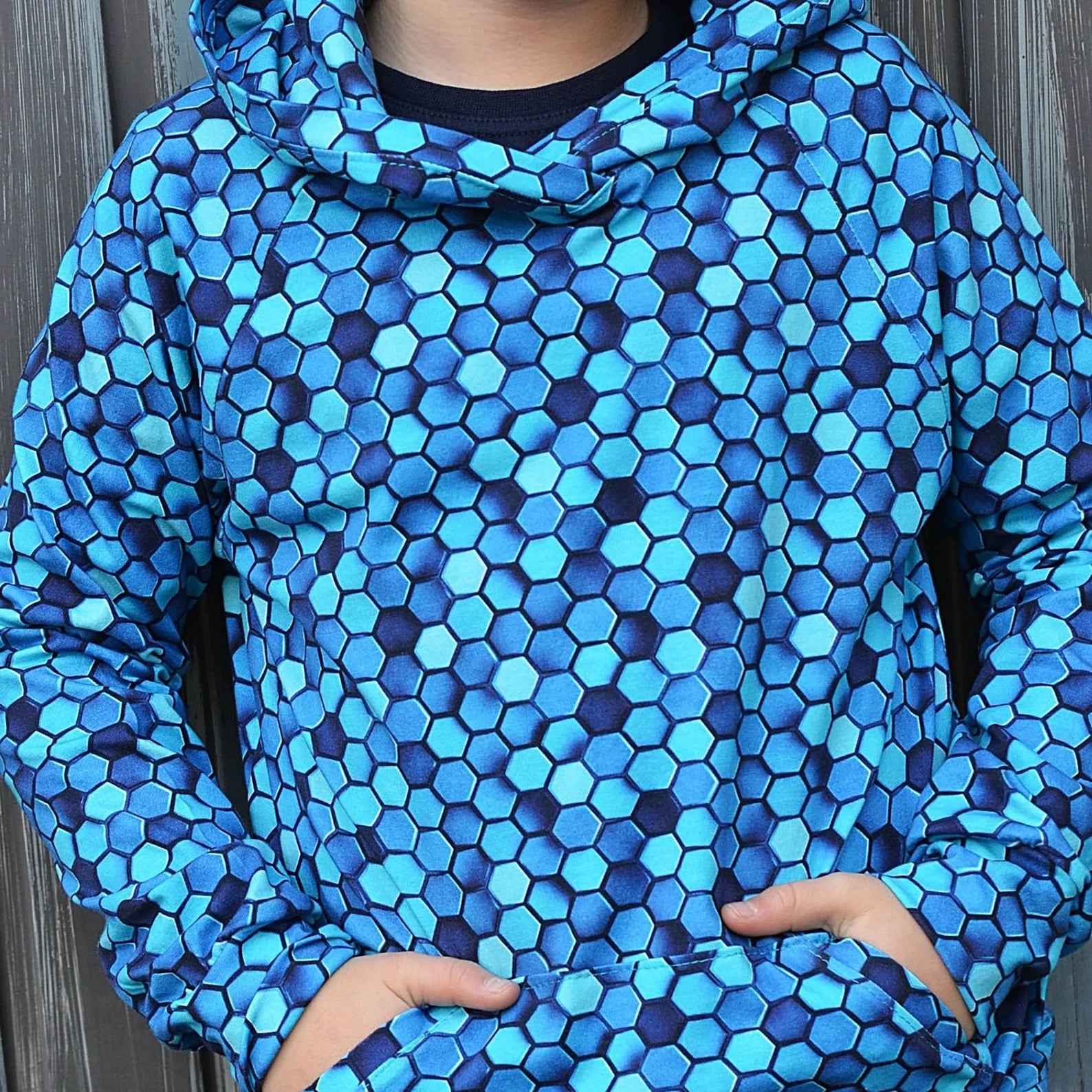 Jersey Stoff - Waben (Meterware ab 0.50m)