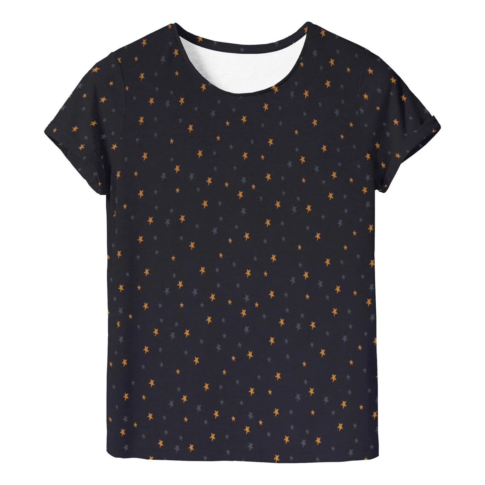 Jersey Stoff - Stars (Meterware ab 0.50m)