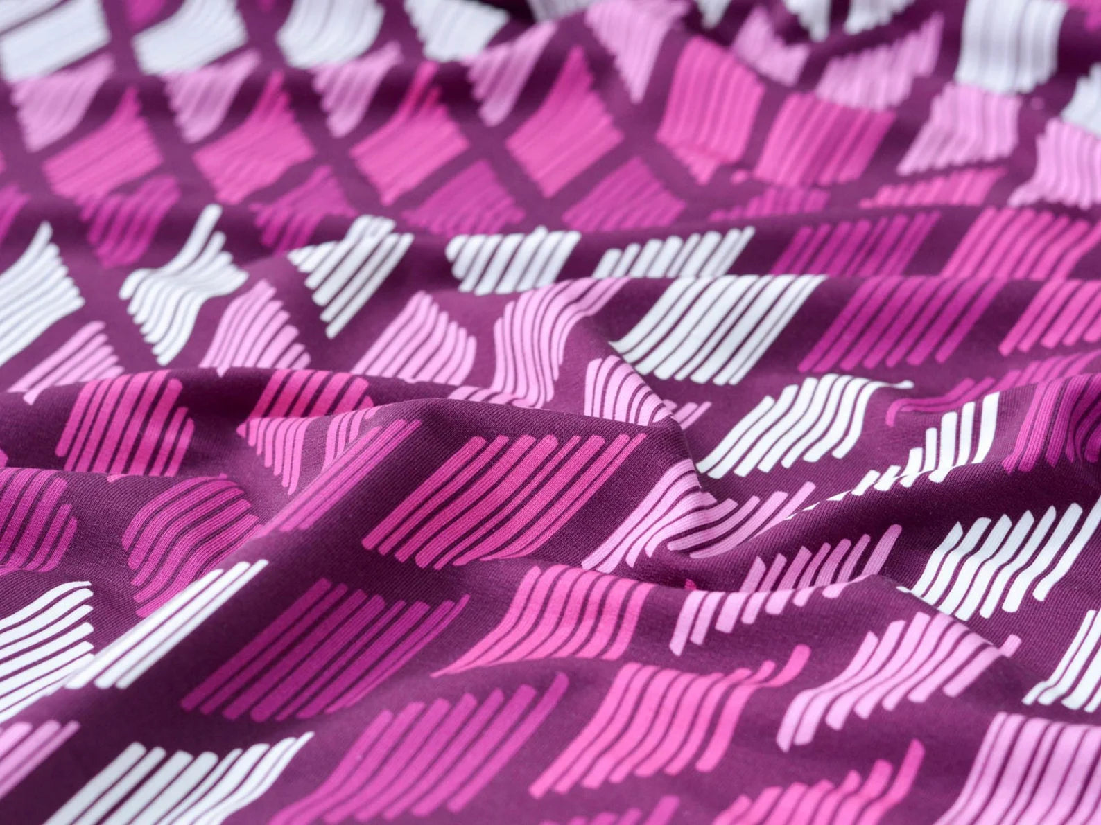 Modal French Terry Stoff - Cozy Big Knit by lycklig design - Pink (Meterware ab 0.50m)