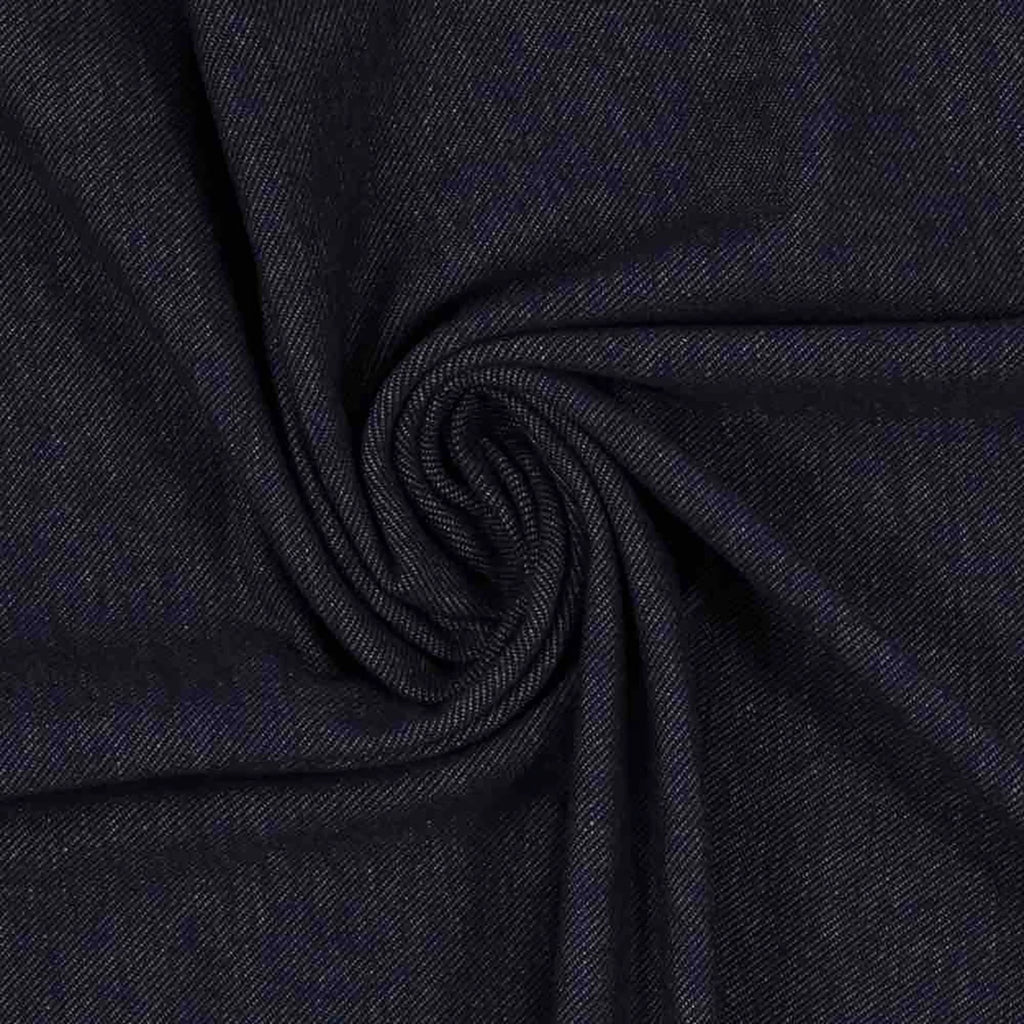 Jeans Jersey - Dunkelblau (Meterware ab 0.50m)