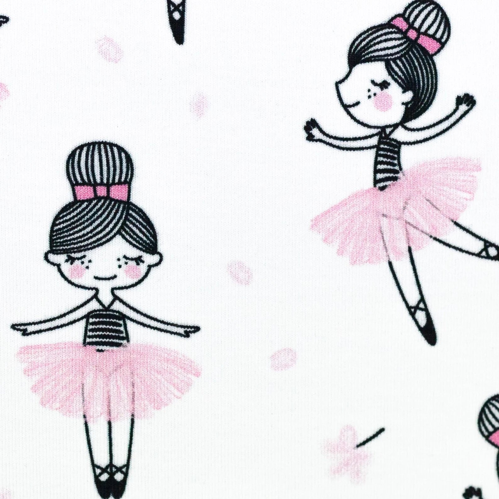 Jersey Stoff - Ballerina (Meterware ab 0.50m)