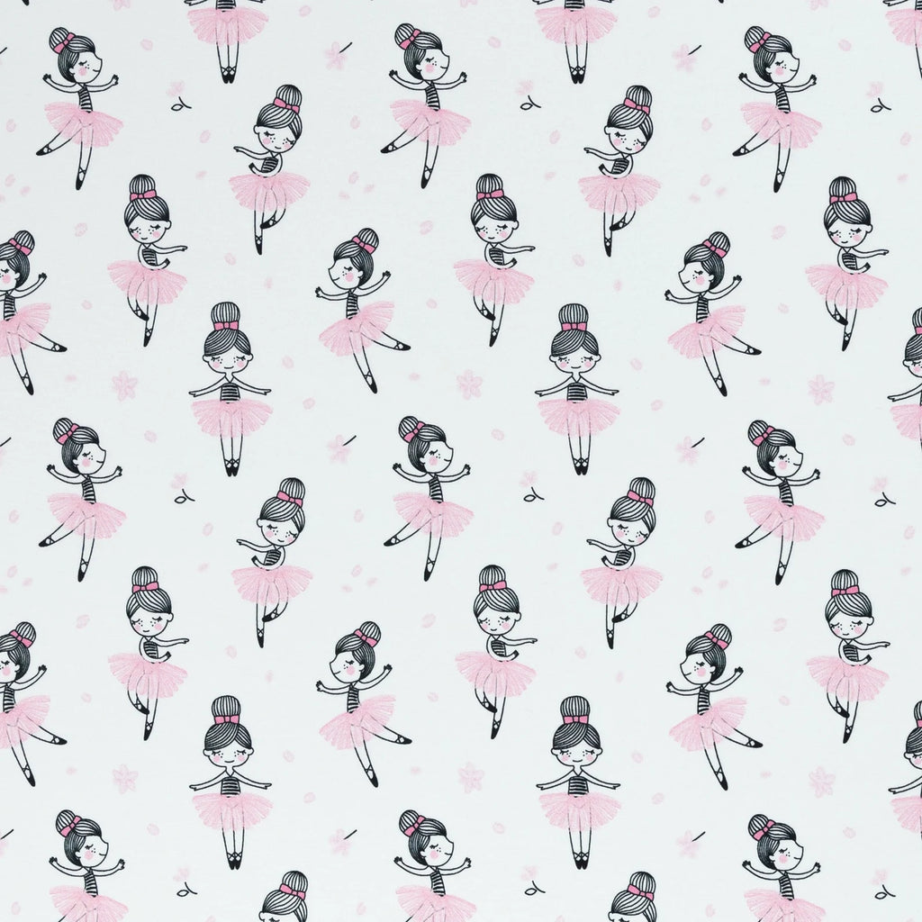 Jersey Stoff - Ballerina (Meterware ab 0.50m)