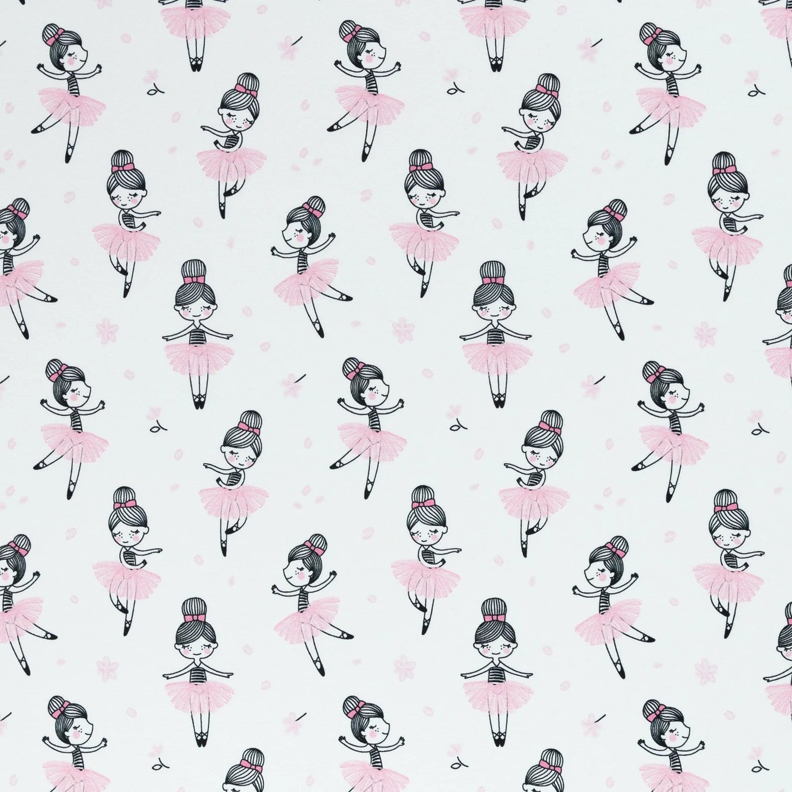 Jersey Stoff - Ballerina (Meterware ab 0.50m)