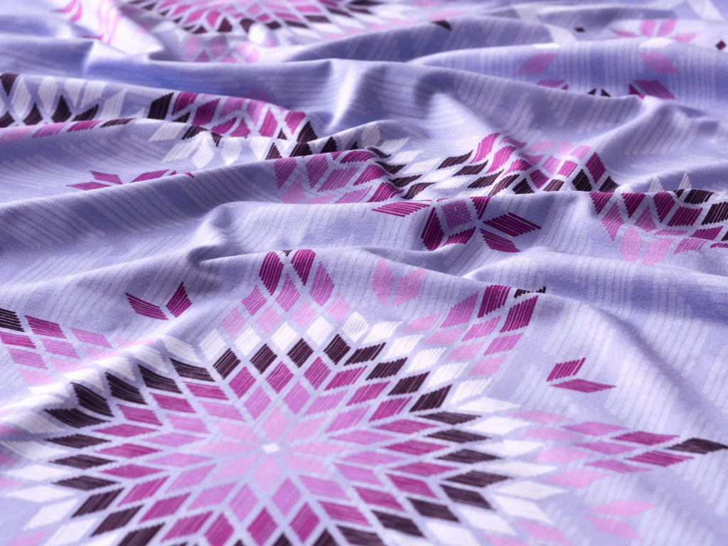Jersey Stoff - Cozy Embroideries by lycklig design - Pink (Meterware ab 0.50m)