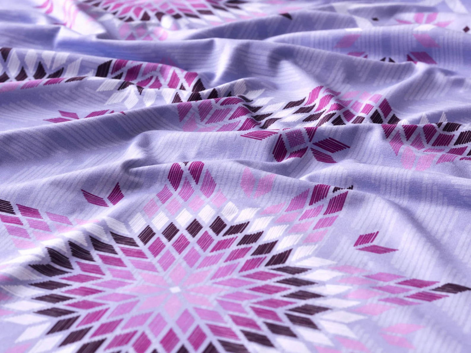 Jersey Stoff - Cozy Embroideries by lycklig design - Pink (Meterware ab 0.50m)