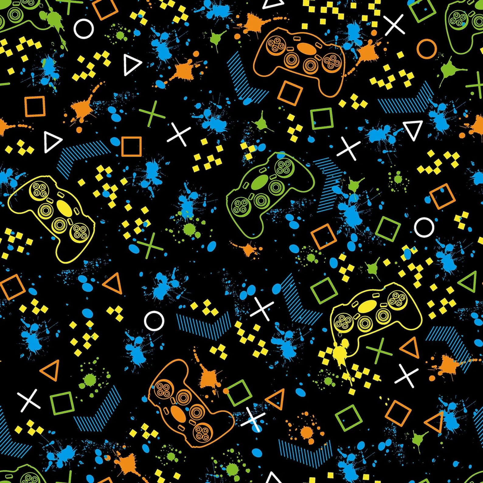 Jersey Stoff - Game (Meterware ab 0.50m)