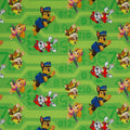 Jersey Stoff - Paw Patrol - Grün (Meterware ab 0.50m)