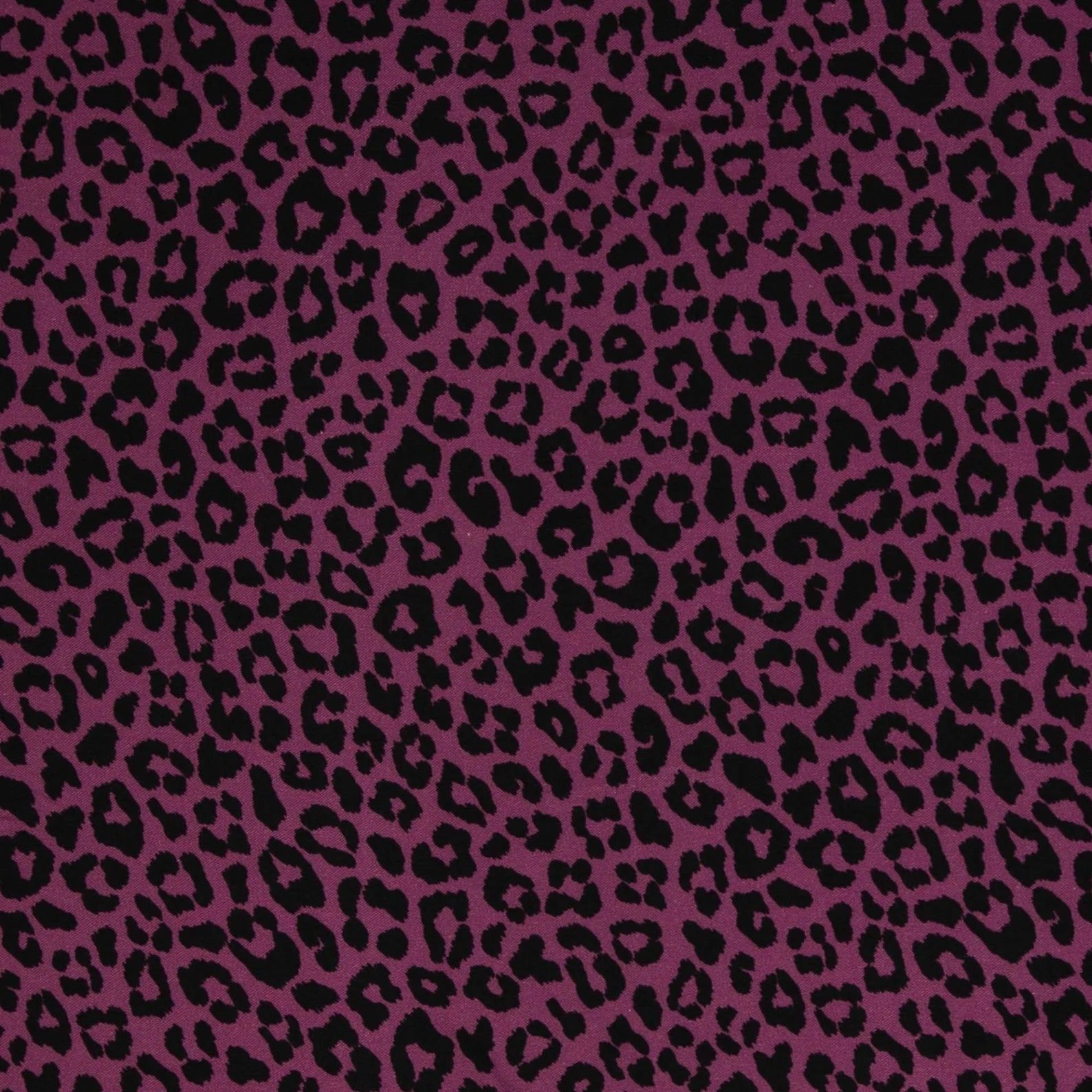 Viskose Stoff - Leo Print Beere (Meterware ab 0.50m)