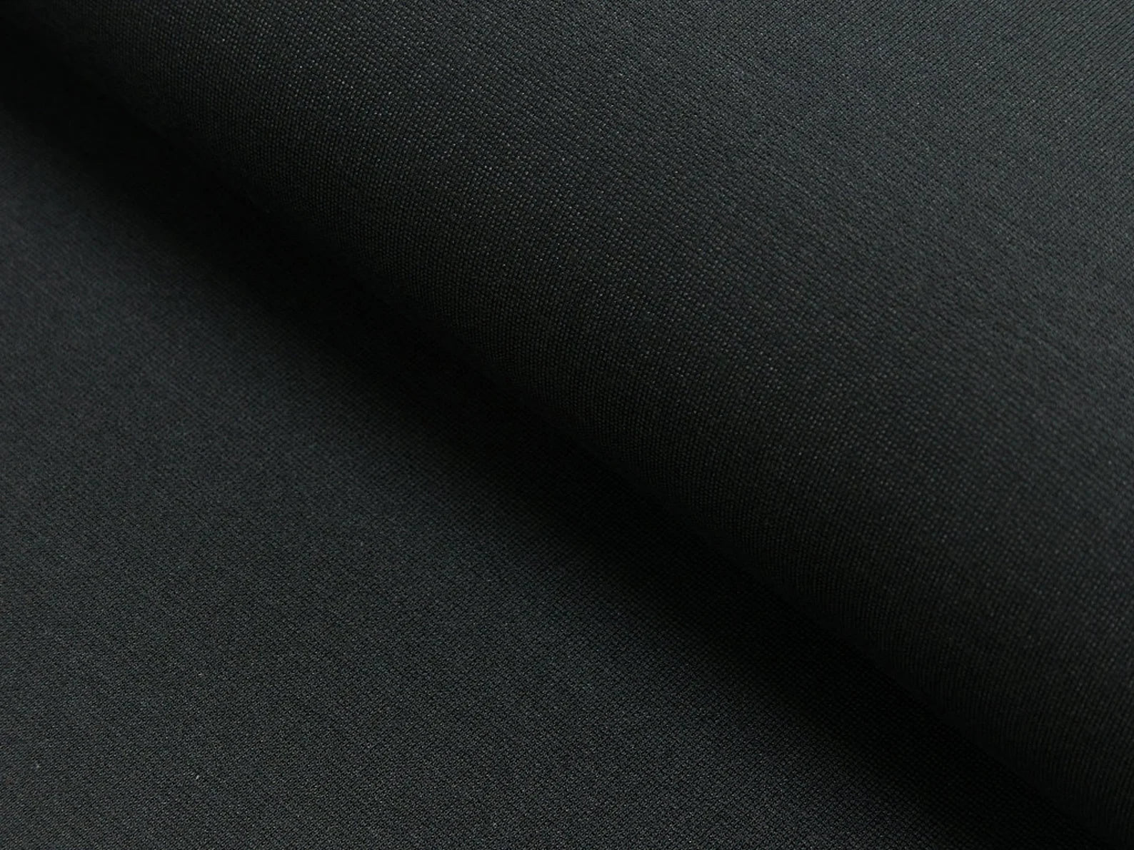 Romanitjersey - Punta di Roma - Schwarz (Meterware ab 0.50m)