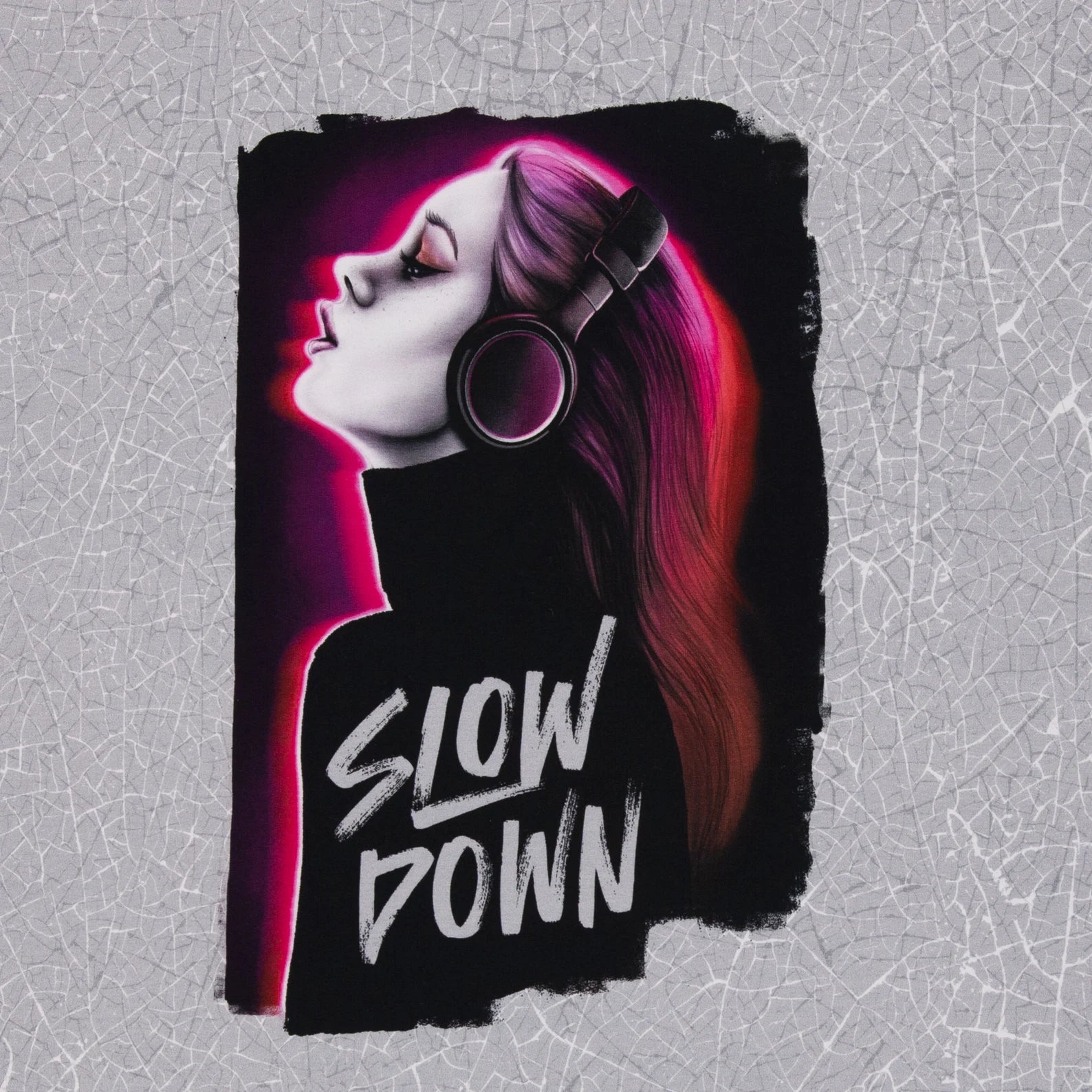 Panel French Terry - Slow down - Thorsten Berger (Panellänge 85cm/Pro Stück)