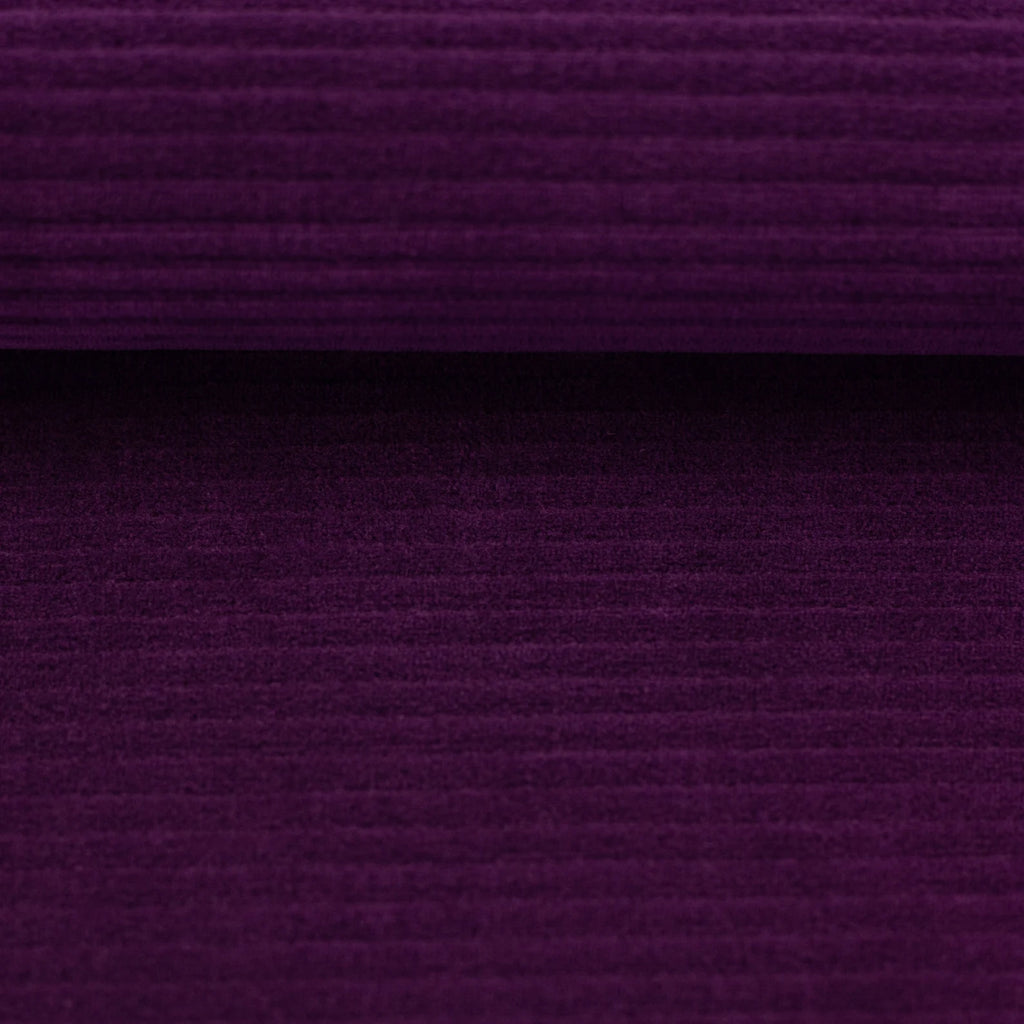 Cordjersey - Nicky Stoff - Lila (Meterware ab 0.50m)