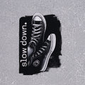 Panel French Terry - Slow down - Thorsten Berger (Panellänge 85cm/Pro Stück)