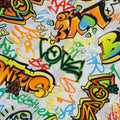 Canvas - Dekostoff - Graffiti - Fashion (Meterware ab 0.50m)
