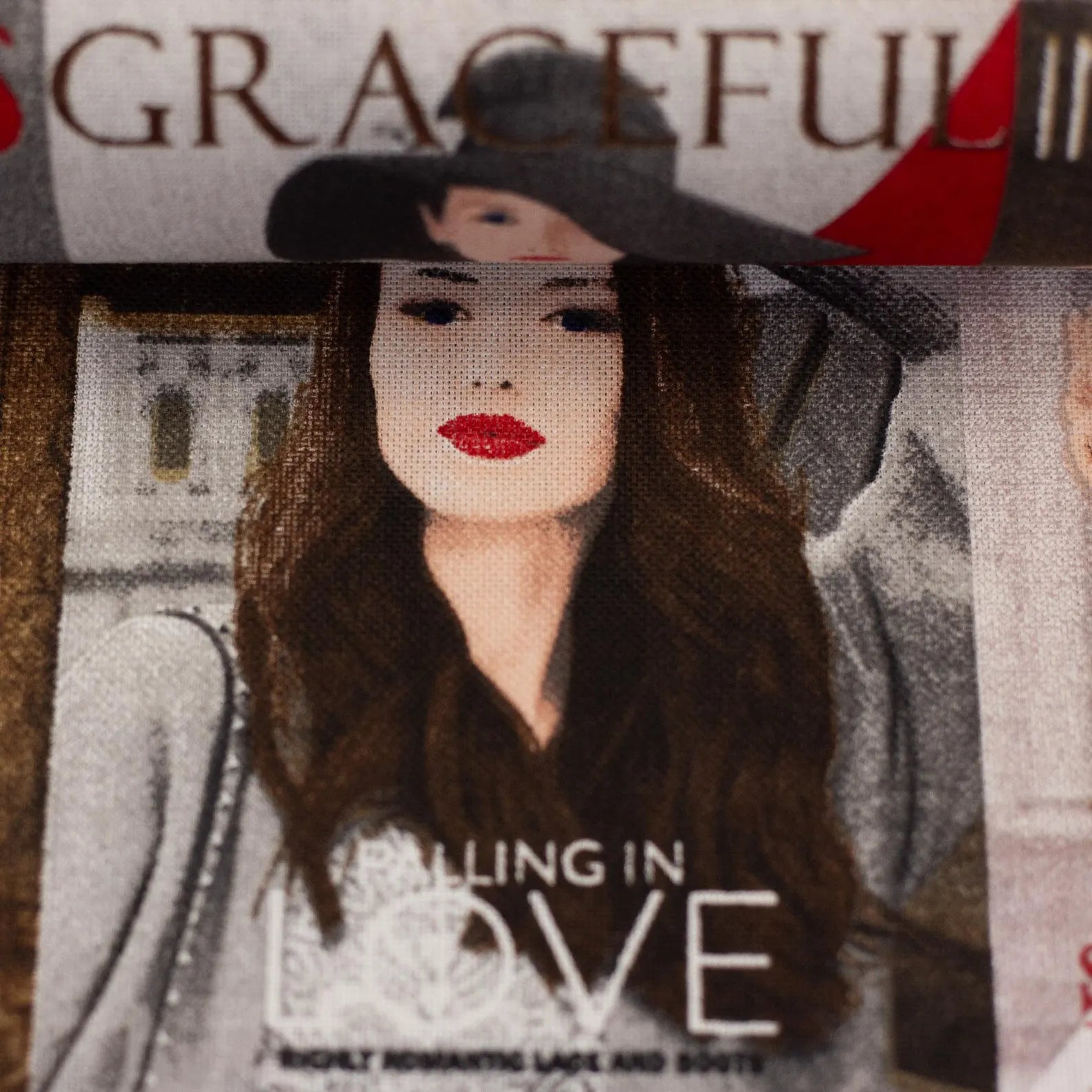 Canvas - Dekostoff - Magazincover - Fashion (Meterware ab 0.50m)