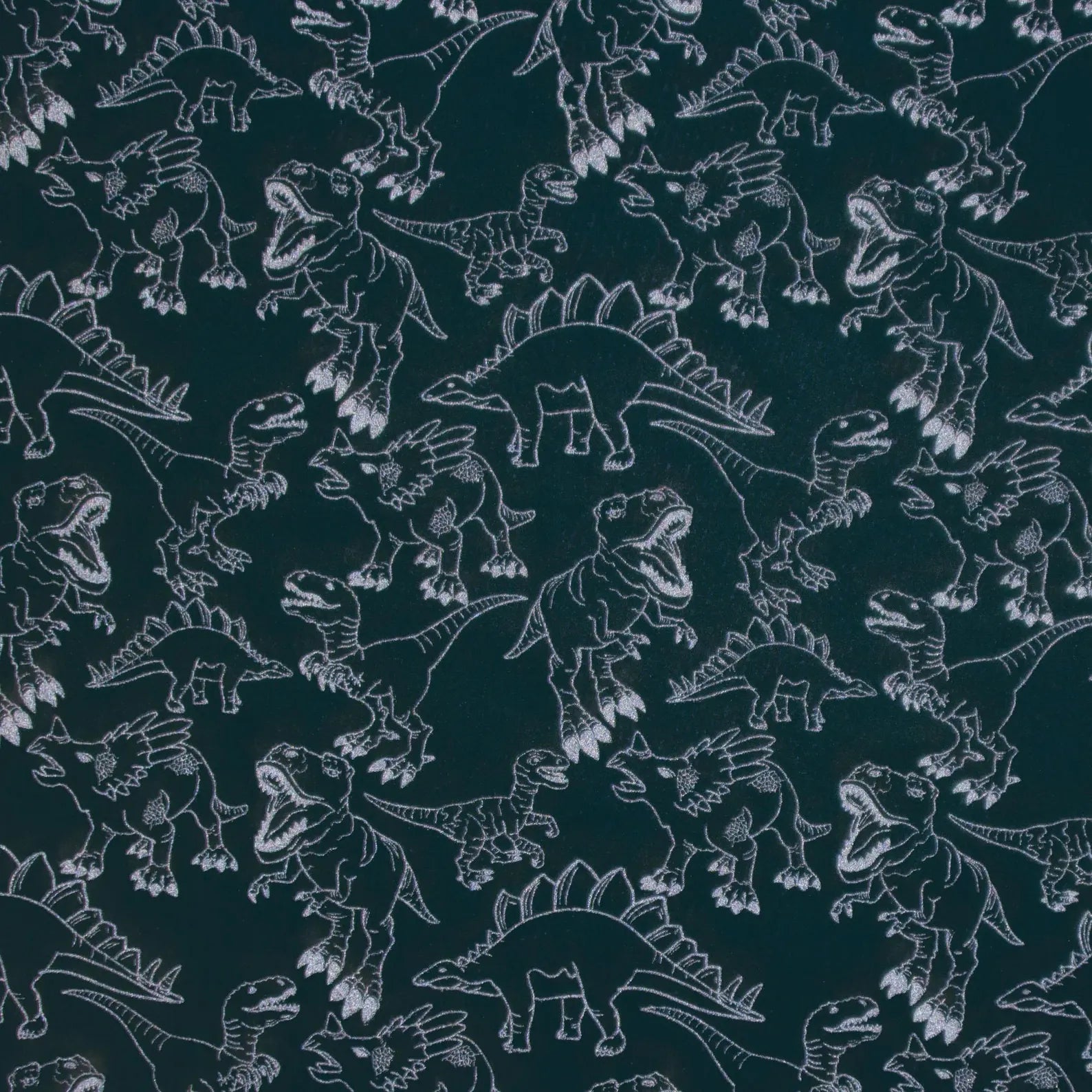 Softshell - reflektierender Druck - Dino (Meterware ab 0.50m)