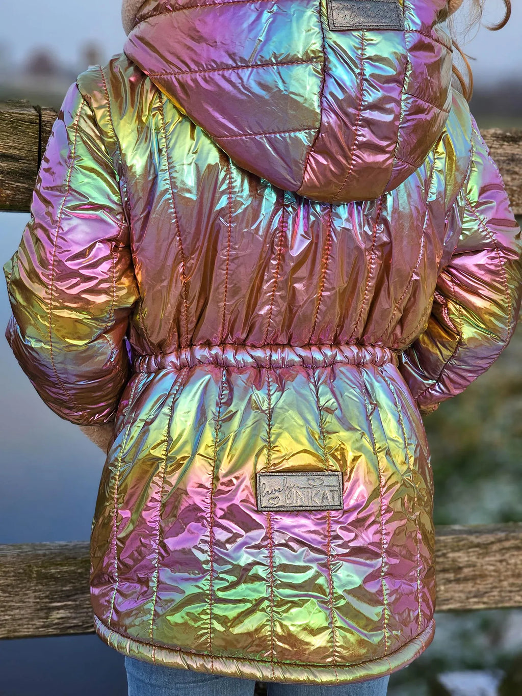 Steppstoff - Stepper - Jackenstoff - Rainbow - Emine (Meterware ab 0.50m)