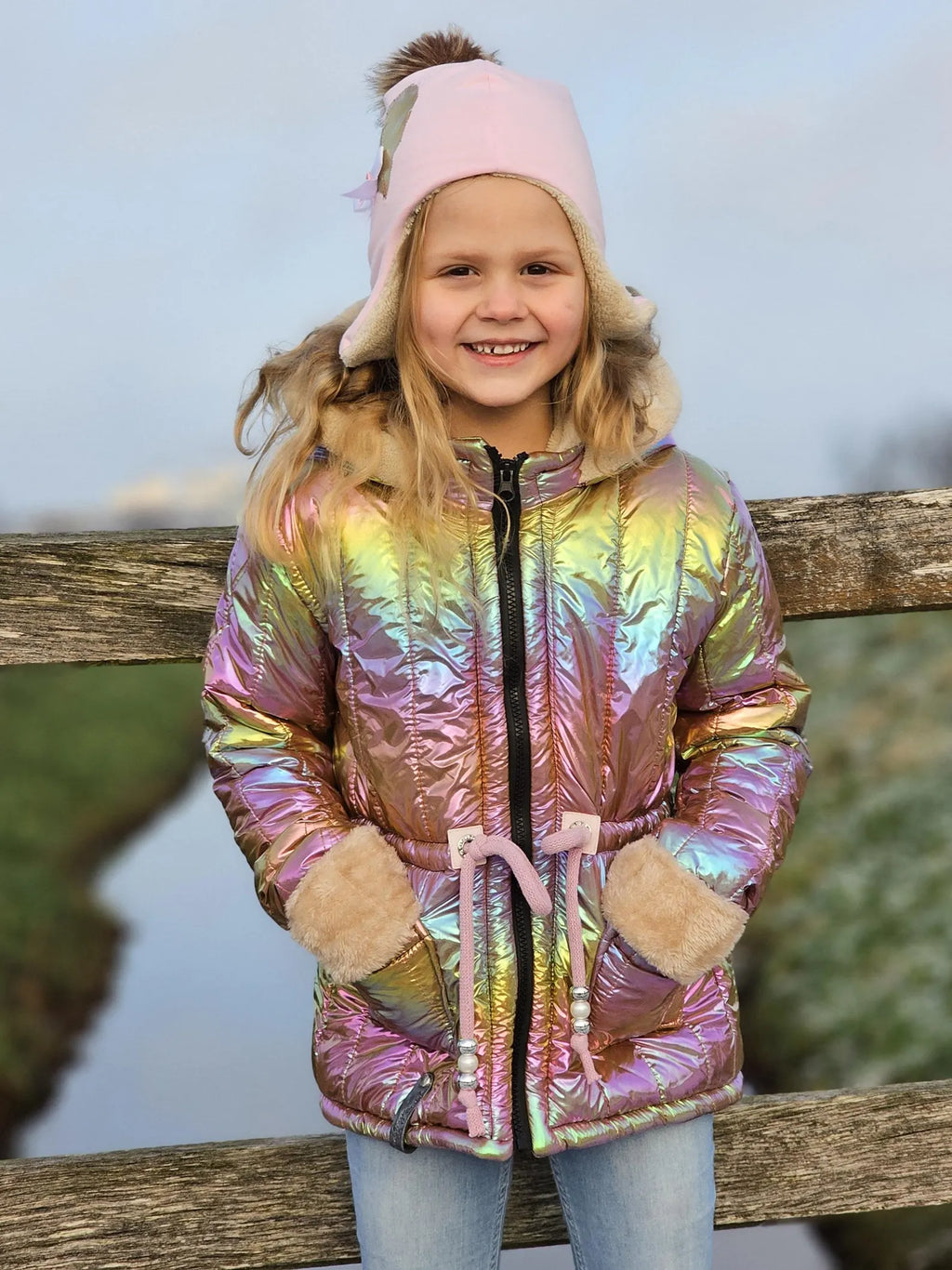 Steppstoff - Stepper - Jackenstoff - Rainbow - Emine (Meterware ab 0.50m)