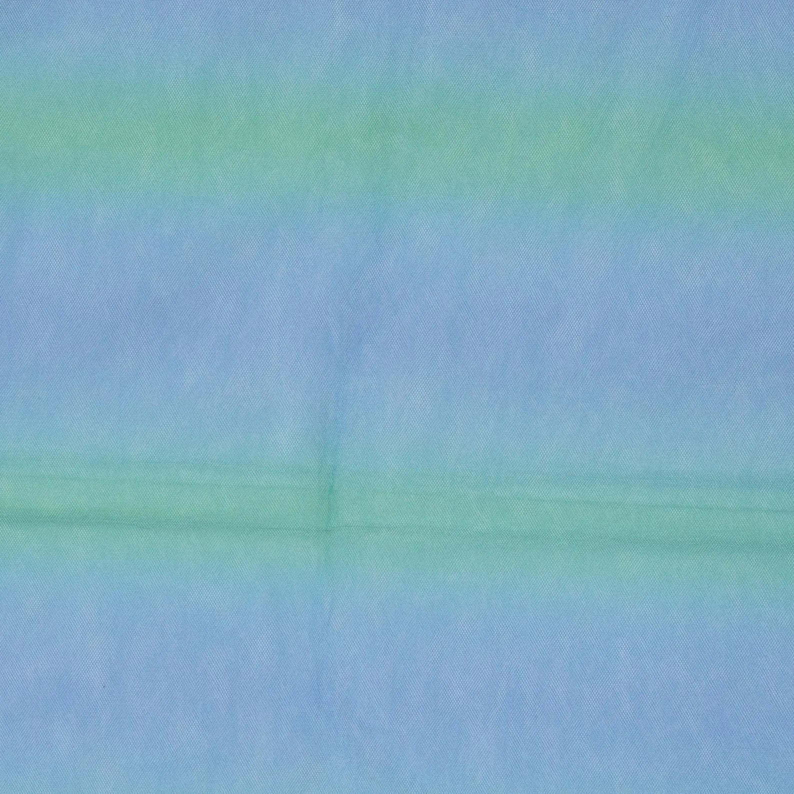 Tüll - Ombre blau (Meterware ab 0.50m)