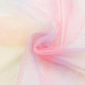 Tüll - Ombre Glitzer rosa (Meterware ab 0.50m)
