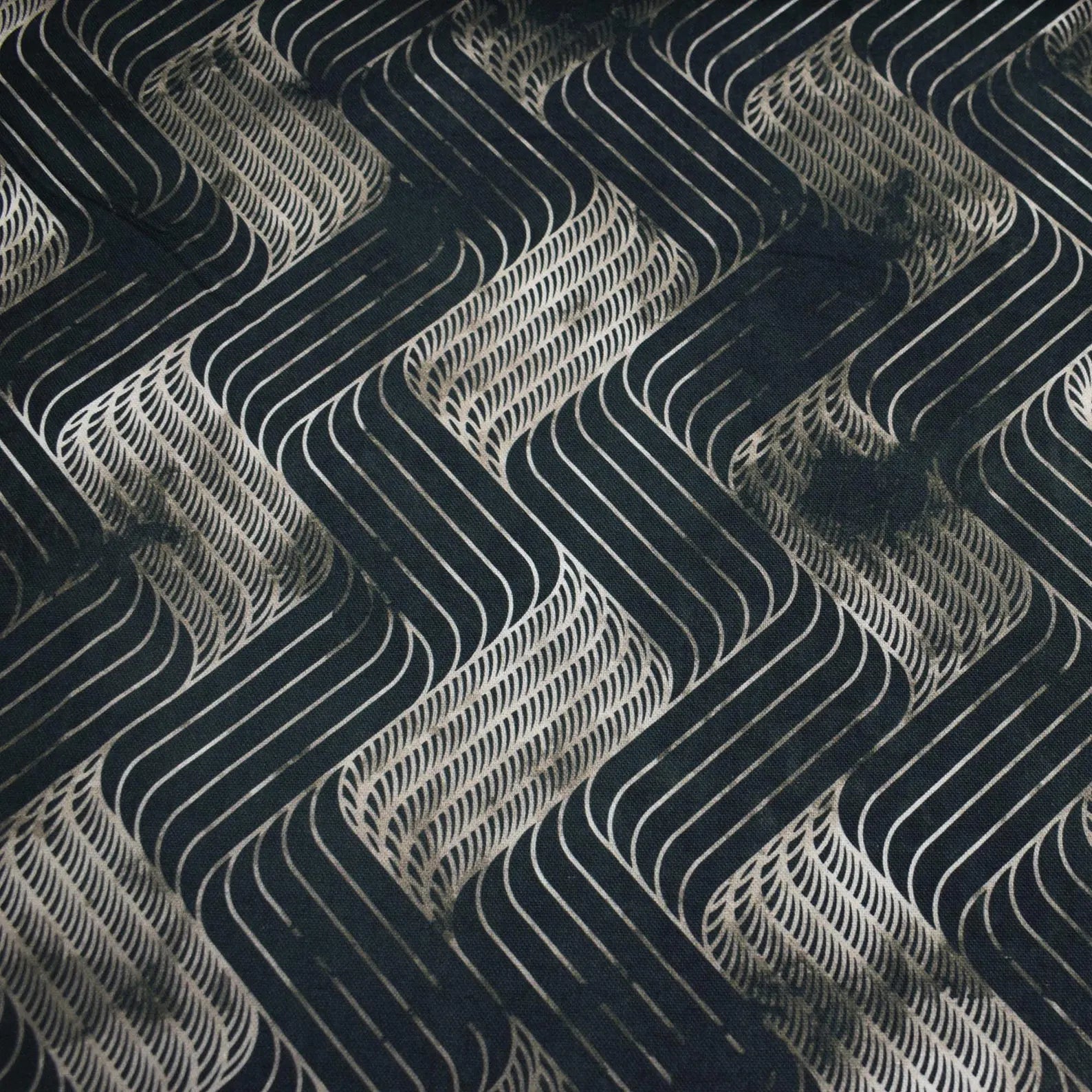 Canvas - Dekostoff - Wave Pattern (Meterware ab 0.50m)
