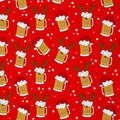 Sweat Stoff - Weihnachtsbier (Holly) (Meterware ab 0.50m)