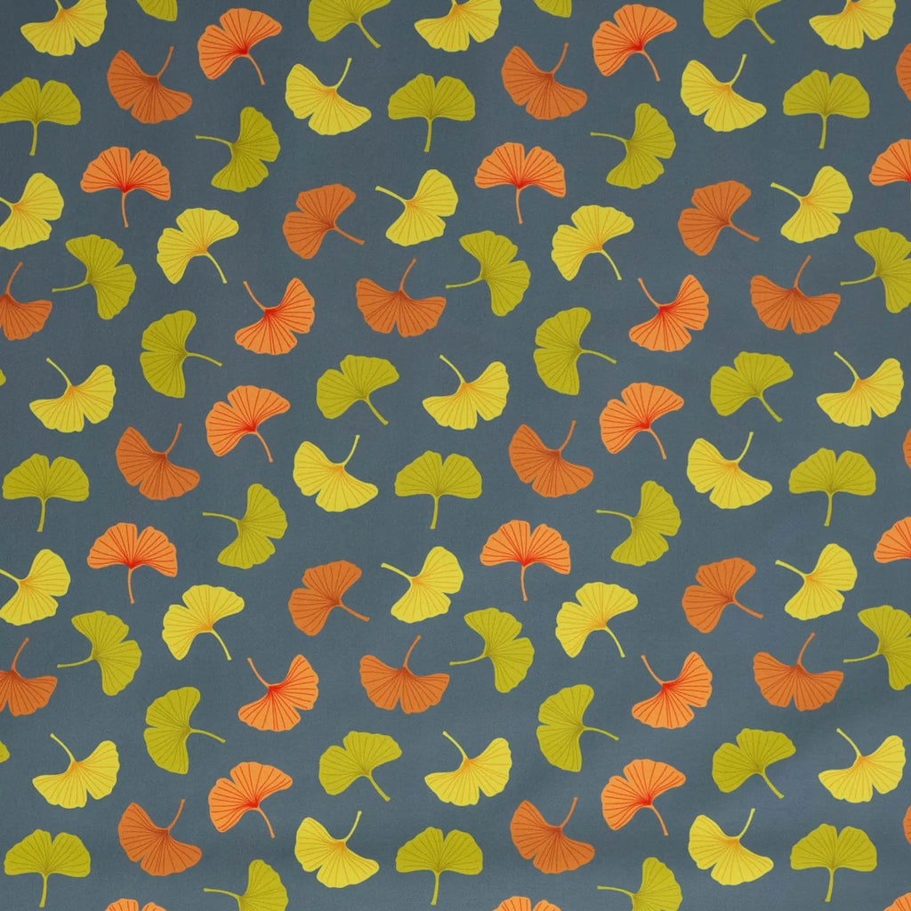 NANO Softshell - Gingo Blätter (Meterware ab 0.50m)