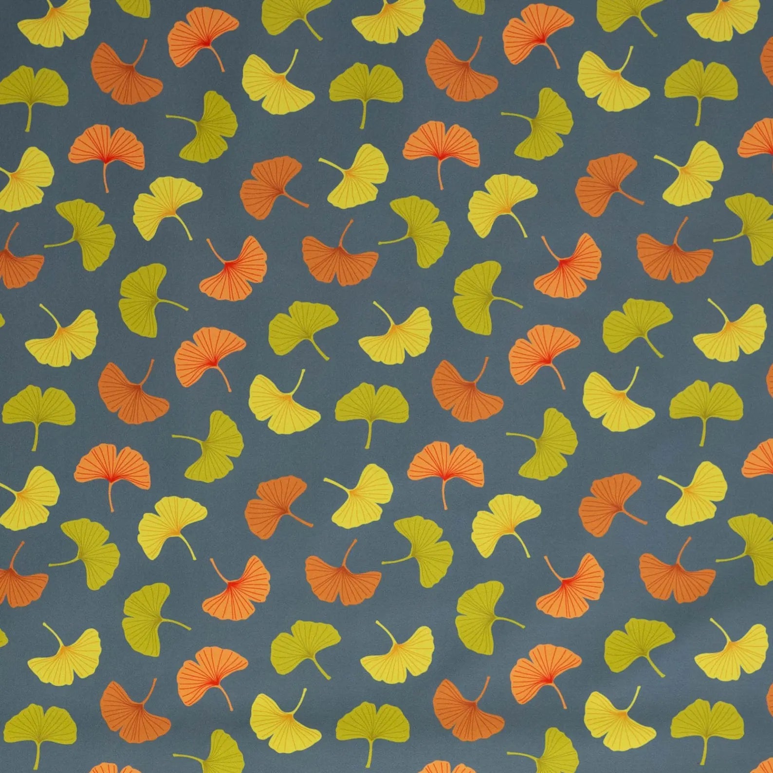 NANO Softshell - Gingo Blätter (Meterware ab 0.50m)
