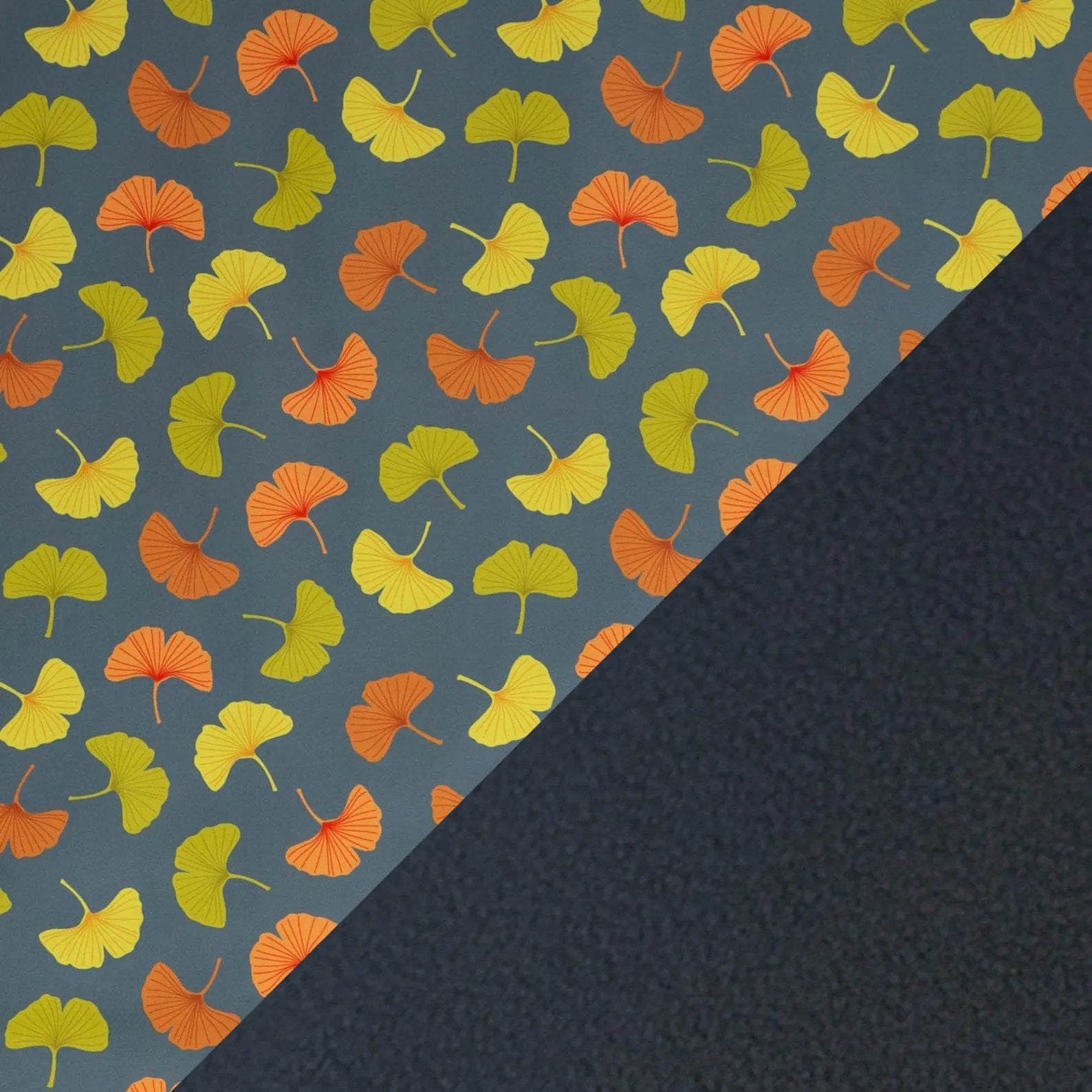 NANO Softshell - Gingo Blätter (Meterware ab 0.50m)