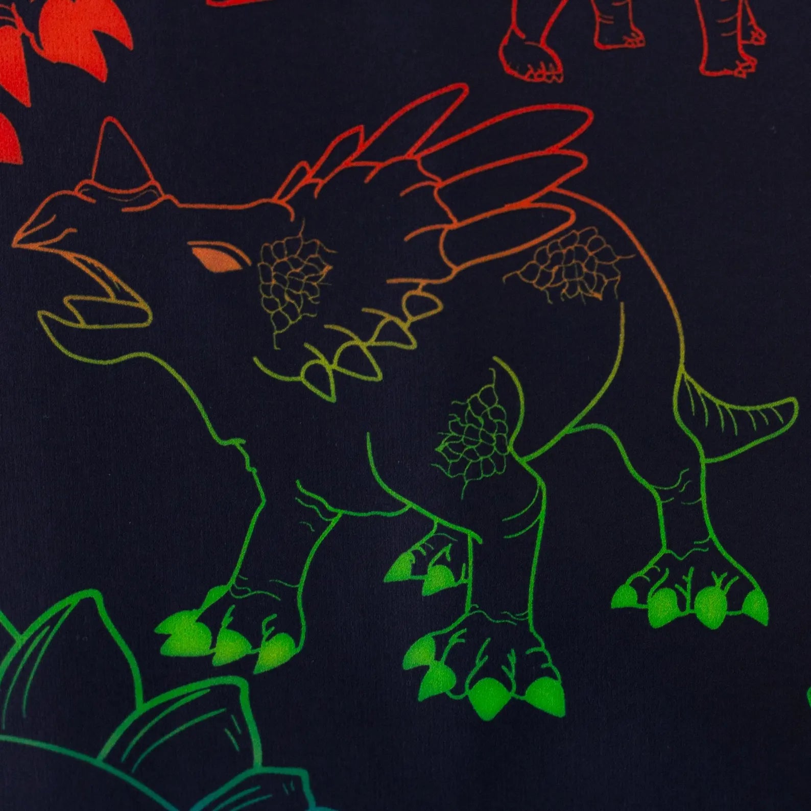 Regenjackenstoff - Dinos (Regendorf) (Meterware ab 0.50m)