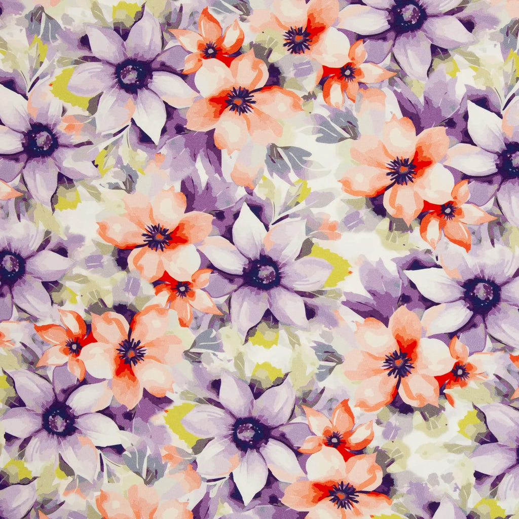 Jersey Stoff - Flora (Meterware ab 0.50m)
