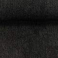French Terry Stoff - Denim schwarz (Meterware ab 0.50m)