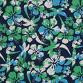 Piqué Jersey Stoff - Flowers Malta (Meterware ab 0.50m)