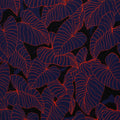 Viskose Webware - Tropical Forest by Thorsten Berger - Lila (Meterware ab 0.50m)