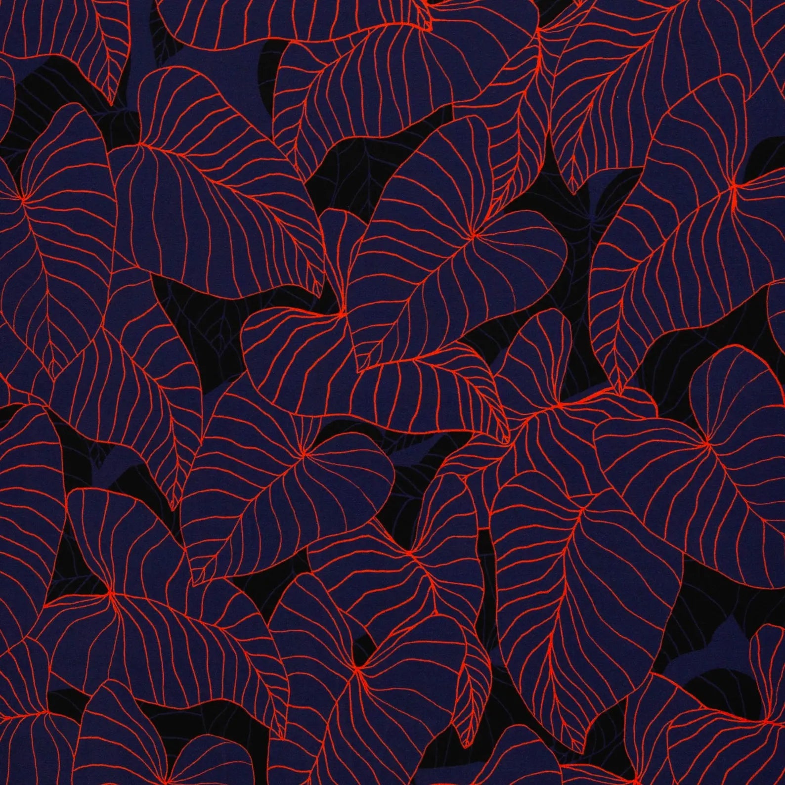 Viskose Webware - Tropical Forest by Thorsten Berger - Lila (Meterware ab 0.50m)