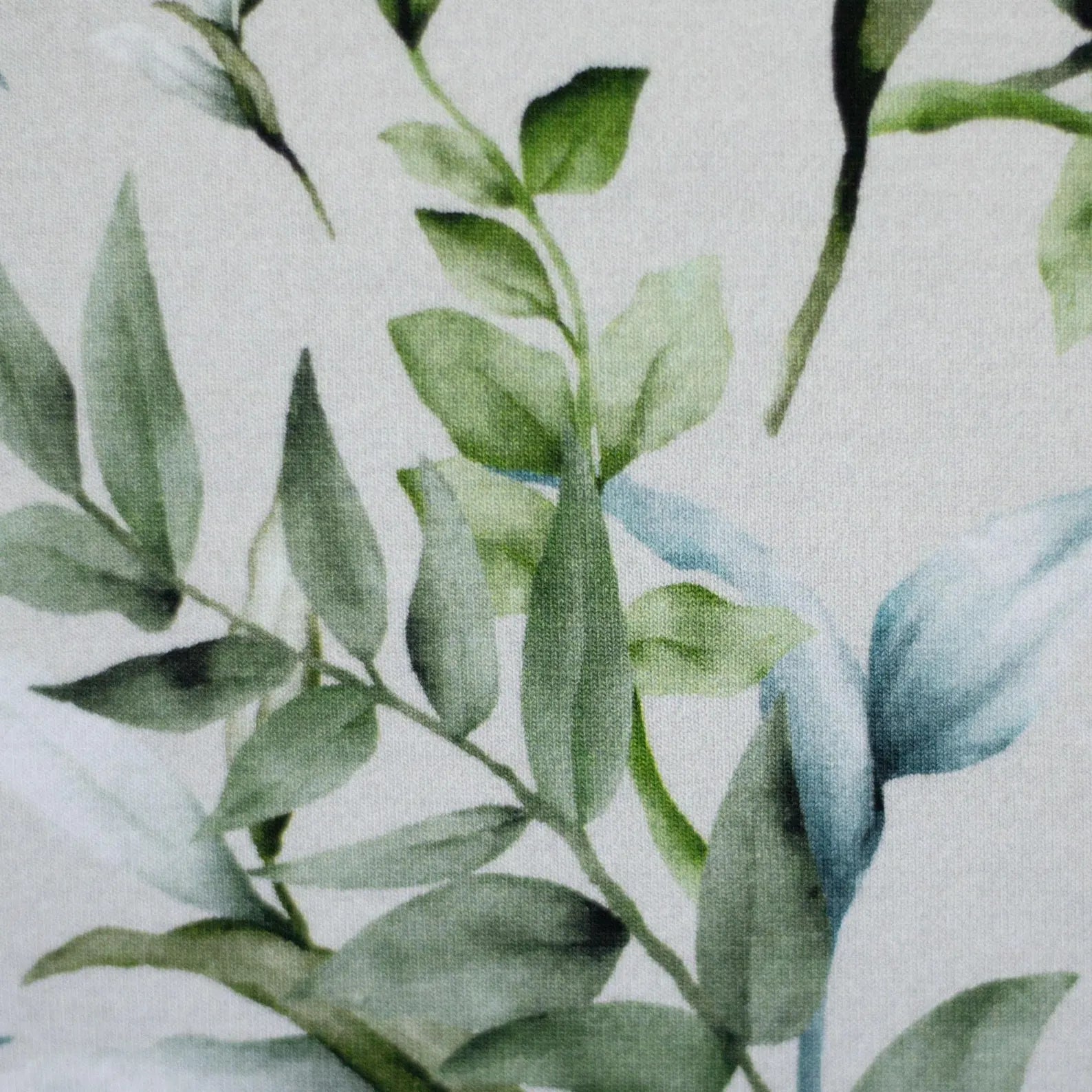 Jersey Stoff - Blüten Summer (Meterware ab 0.50m)