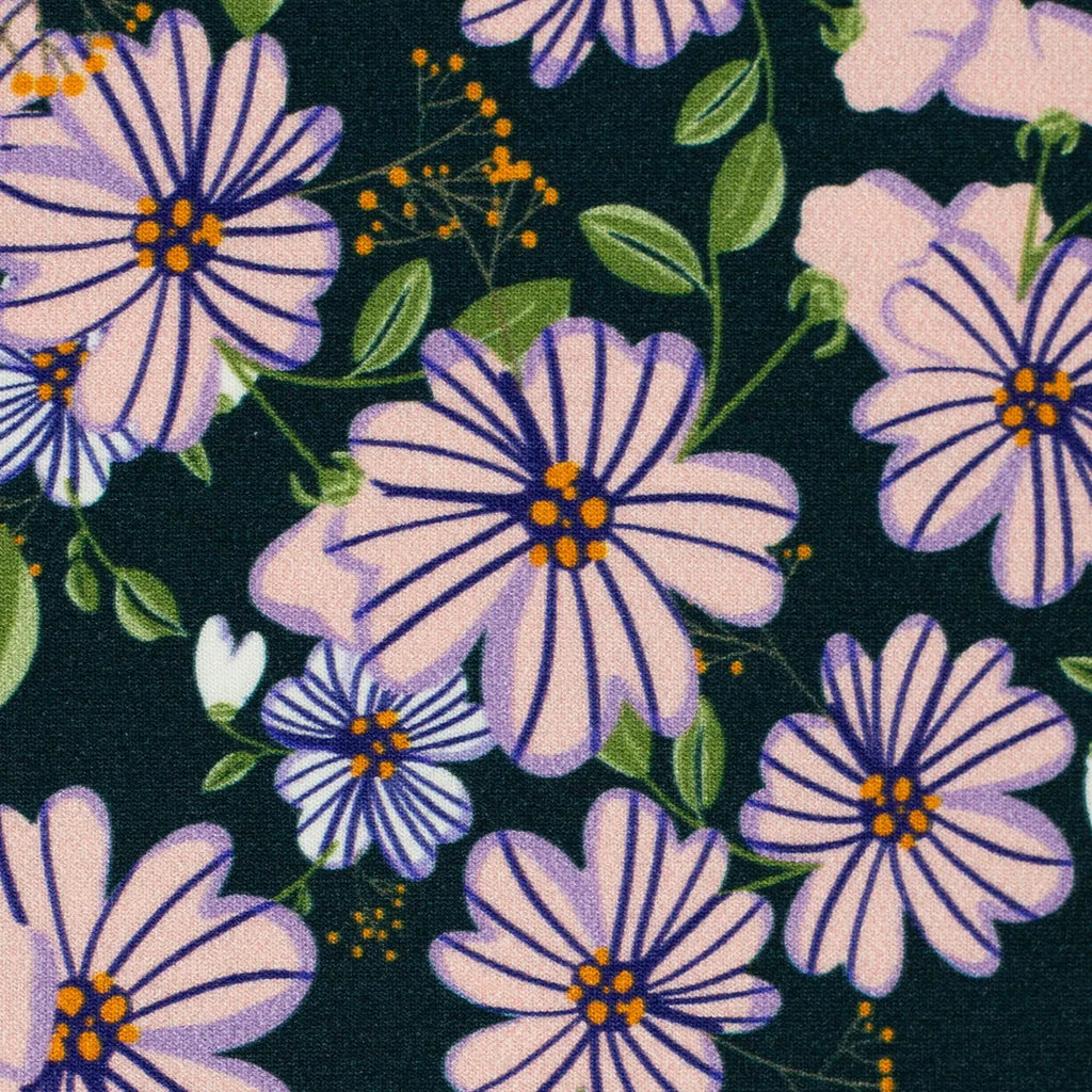 Viskose Jersey - Flowers Sizilien (Meterware ab 0.50m)