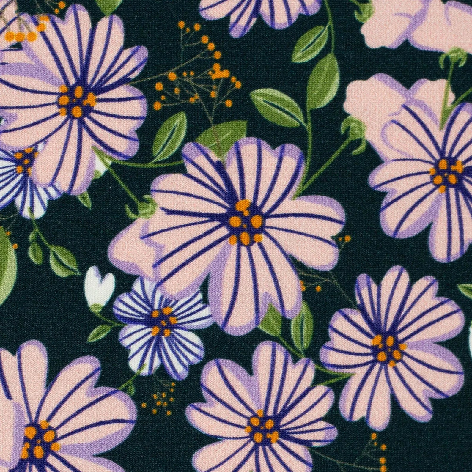 Viskose Jersey - Flowers Sizilien (Meterware ab 0.50m)