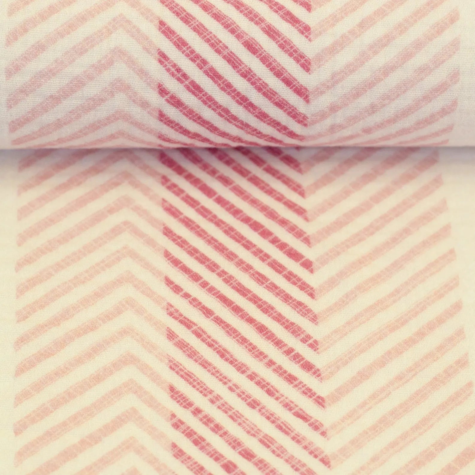 Musselin Stoff - Thea rosa (Meterware ab 0.50m)