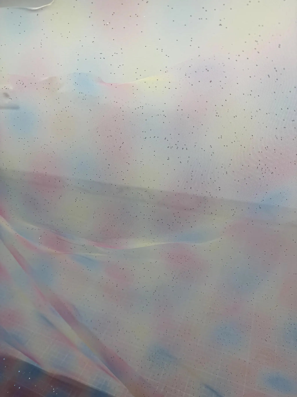Tüll - Ombre Glitzer rosa (Meterware ab 0.50m)