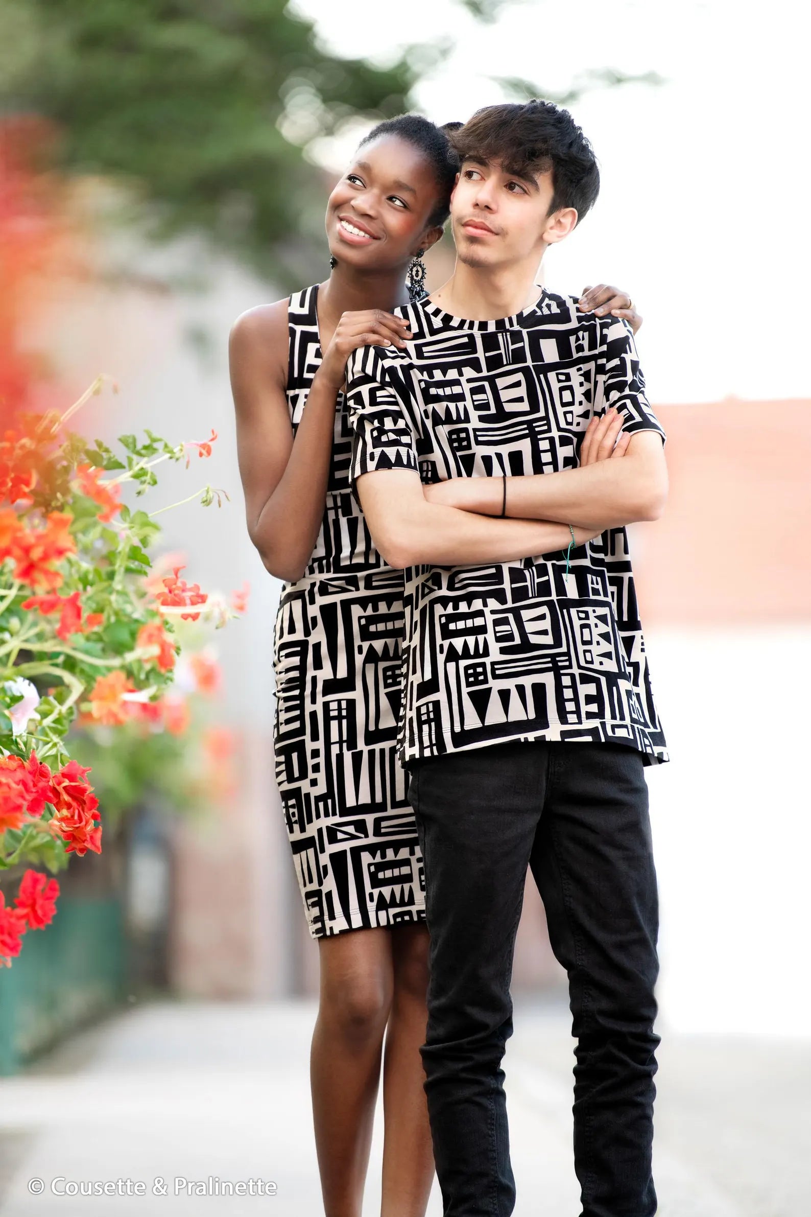 Jersey Stoff - Funky by Bienvenido Colorido (Meterware ab 0.50m)