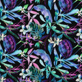 Modal French Terry - Flowers (Meterware ab 0.50m)