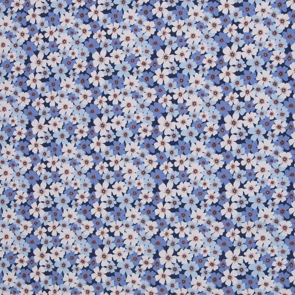 Baumwoll Webware - Blümchen Lilly (Meterware ab 0.50m)