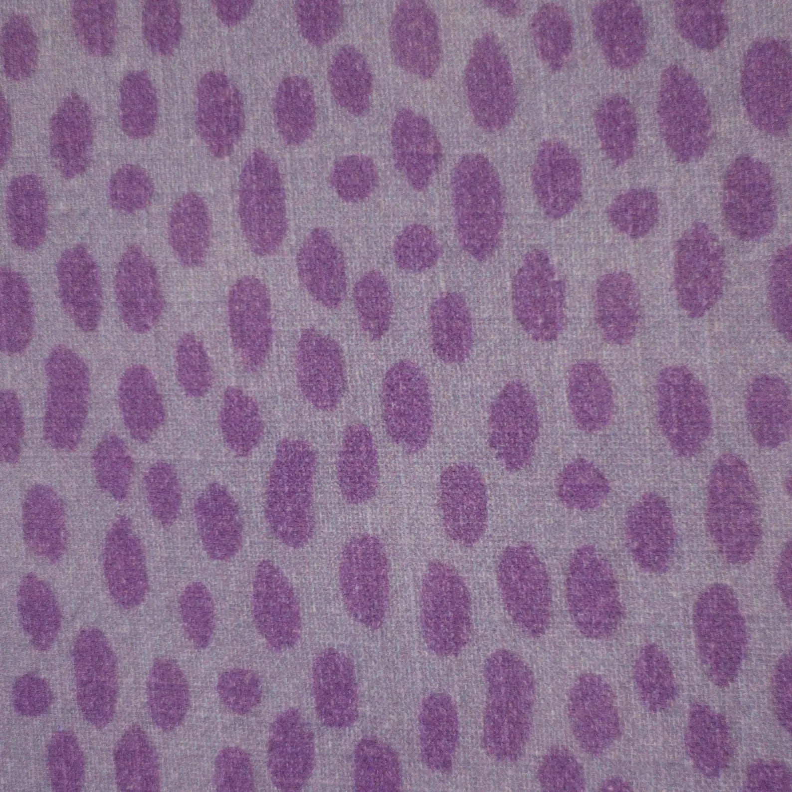 Musselin Stoff (glatt) - Purple Dots - Punkte (Meterware ab 0.50m)