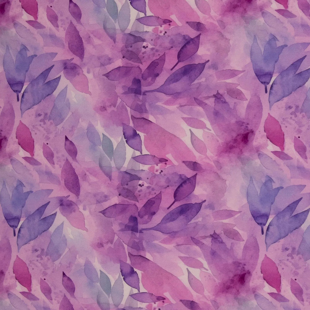 Jersey Stoff - Pink Flowers (Elias) (Meterware ab 0.50m)