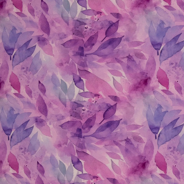 Jersey Stoff - Pink Flowers (Elias) (Meterware ab 0.50m)